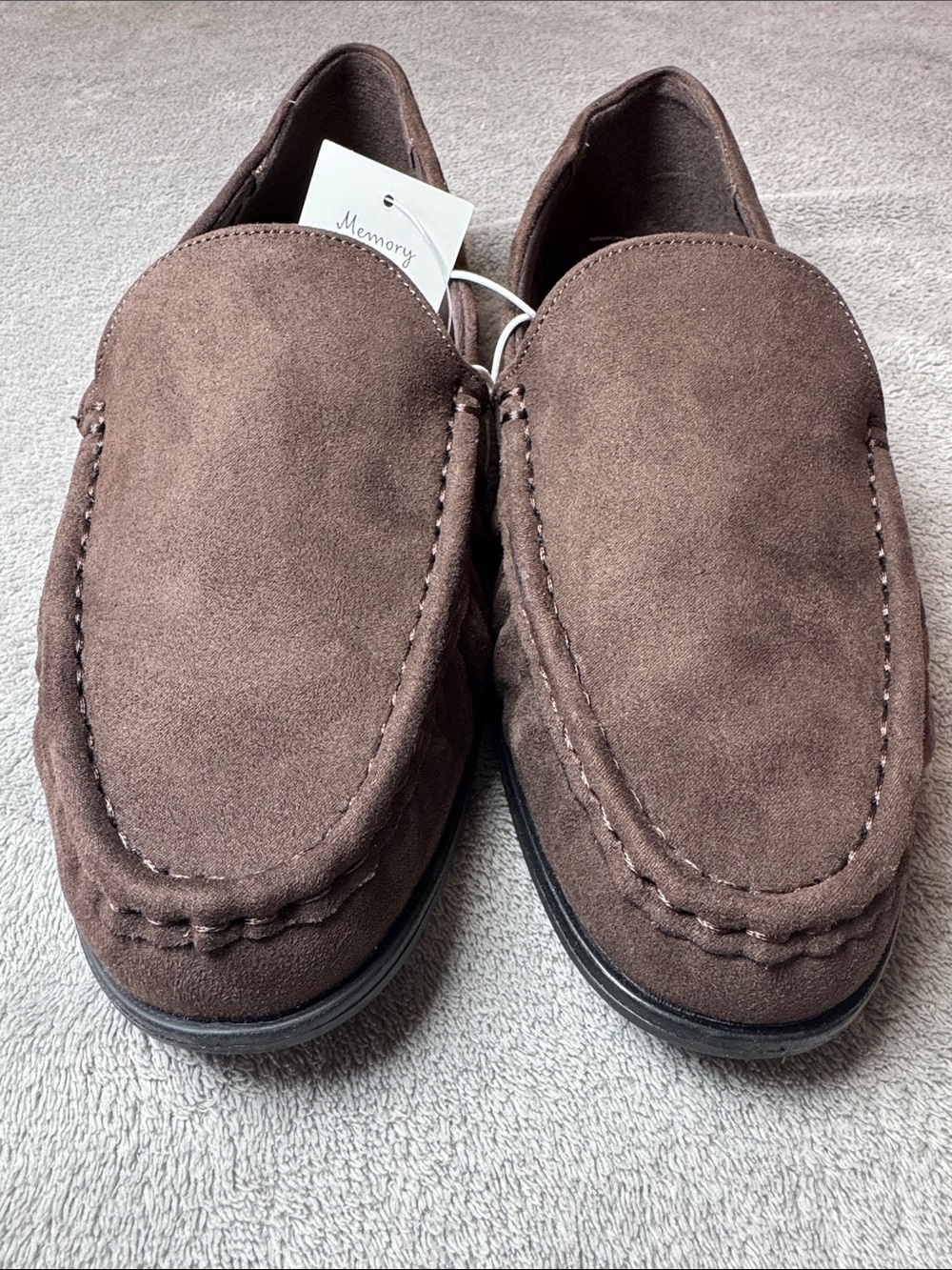 a new day Brown Suede Slip-On Loafers